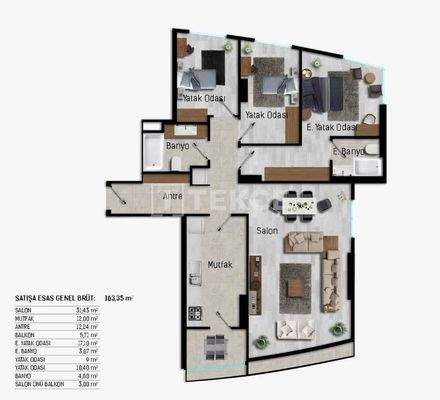 Investment Apartments Near the Financial Center in Istanbul