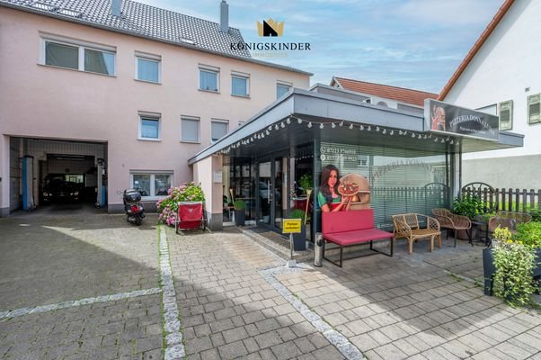 3 Familienhaus mit Pizzeria und Werkstatt