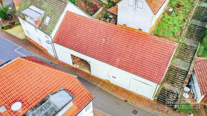 Scheune - Luftbildansicht