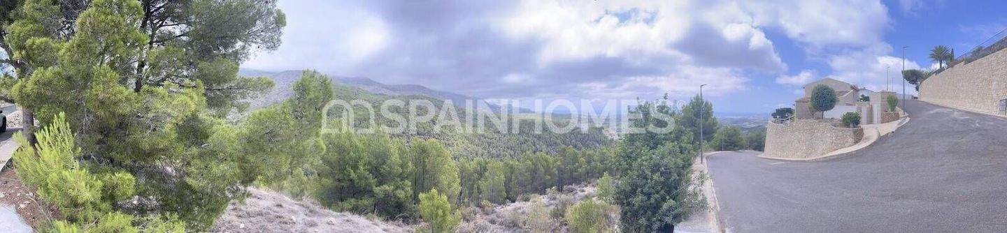 7716 sqm Sea View Residential Plot in Altea Costa Blanca