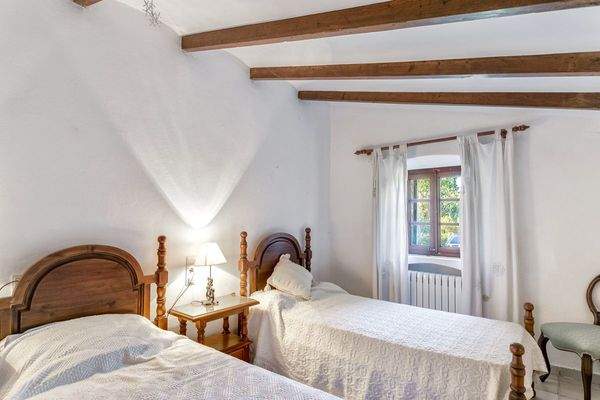 Zweites Schlafzimmer mit 2 Einzelbetten