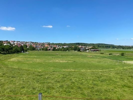 Aussicht Richtung LE-Stetten - und das bleibt so!