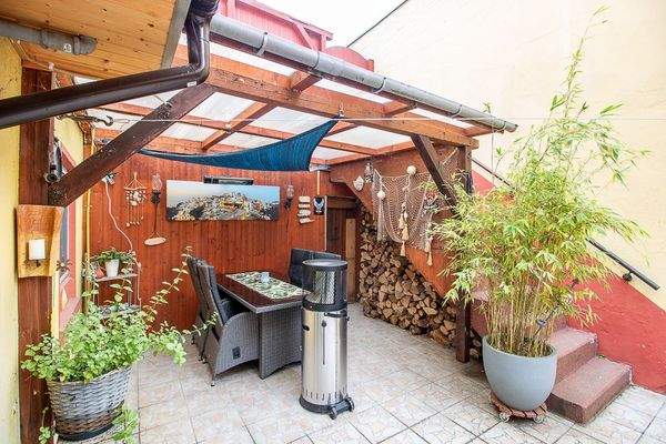 ein Terrassenbereich