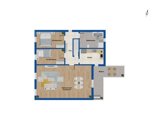 Grundriss 1. Obergeschoss