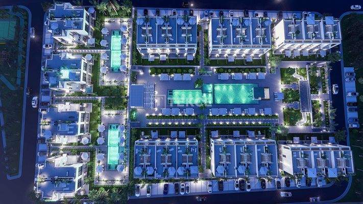 Mountain and Sea View Flats Close to the Sea in North Cyprus