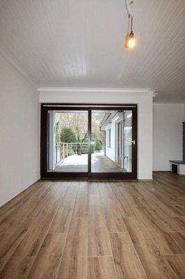 Blick zum uneinsehbaren Terrassendeck