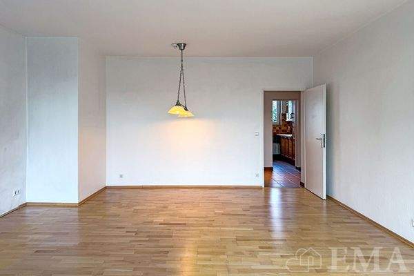 Blick vom Wohnzimmer