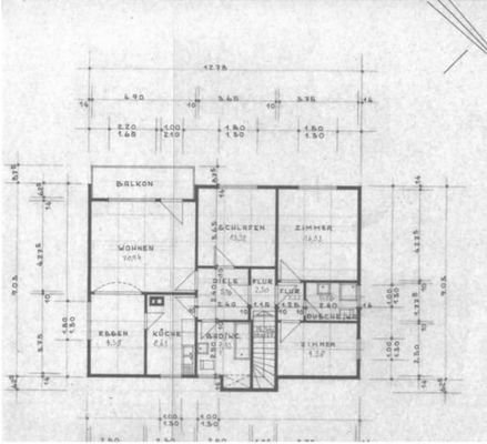 Grundriss Obergeschoss