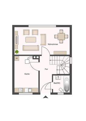 Einfamilienhaus - Erdgeschoss