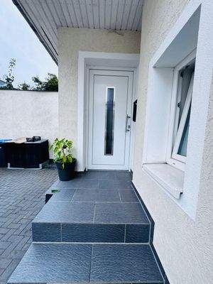 Moderner Hauseingang