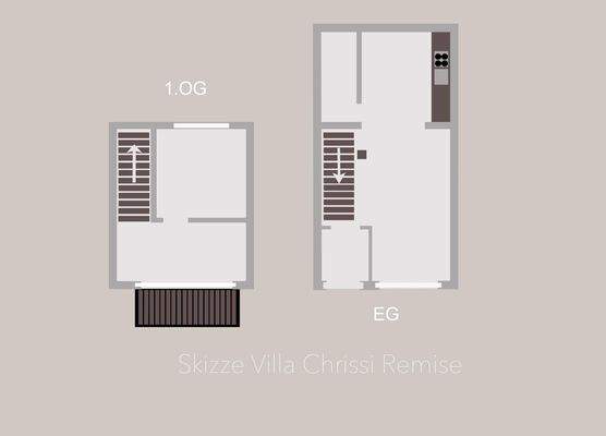 Grundrissskizze Remise