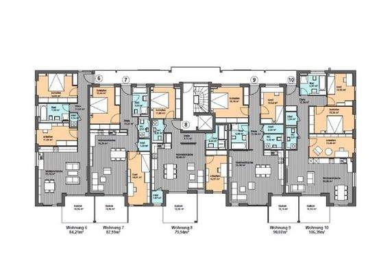 Geschossübersicht 1. OG