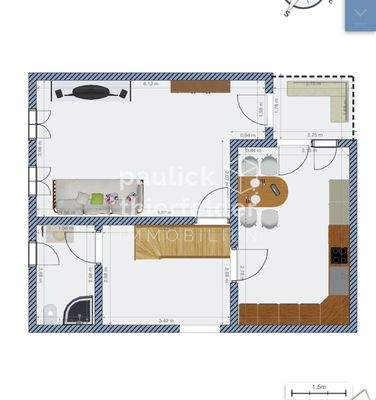 Erdgeschoss vermasst