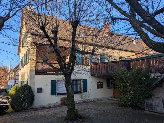 Ansicht Hof - Biergarten