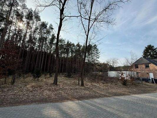 Grundstück mit Nachbarhaus 