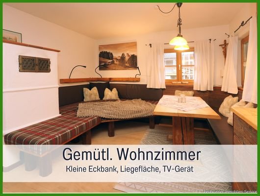 Wohnzimmer mit Eckbank