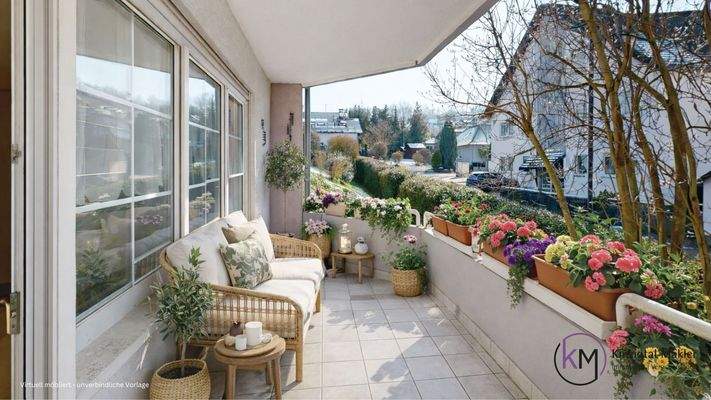 Balkon - Visualisierung