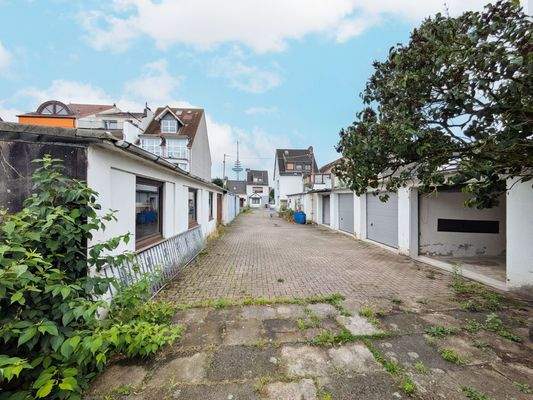 Blick Richtung Straße