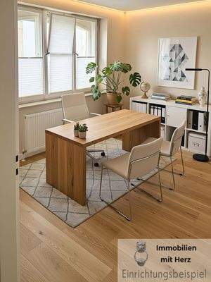 Sanierungsbeispiel für das Zimmer im Erdgeschoss mit großem Fenster