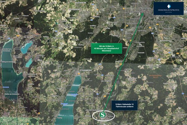 Lage Wolfratshausen S-Bahn Anbindung