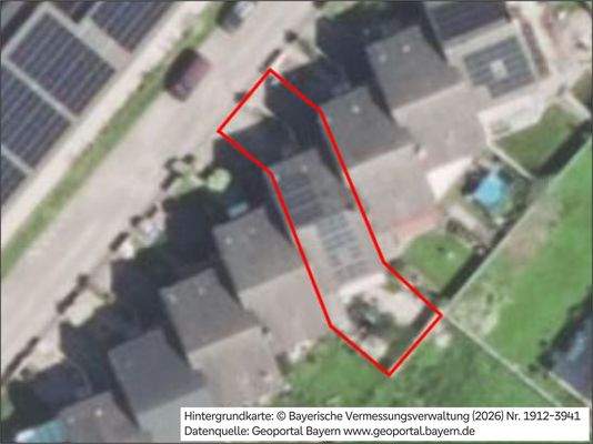 Luftbild mit Grenzen