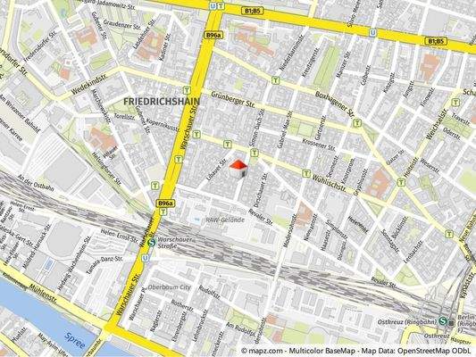 Geolyzer Kartenausschnitt