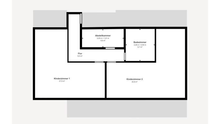 Grundriss Obergeschoss