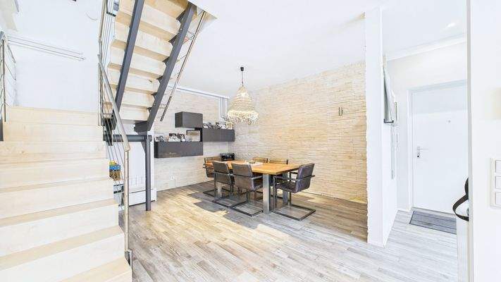 Wohnung Essbereich  Hintergebäude Erdgeschoß