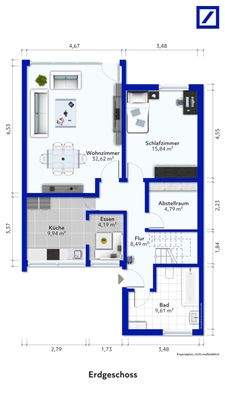 Grundriss EG aufbereitet