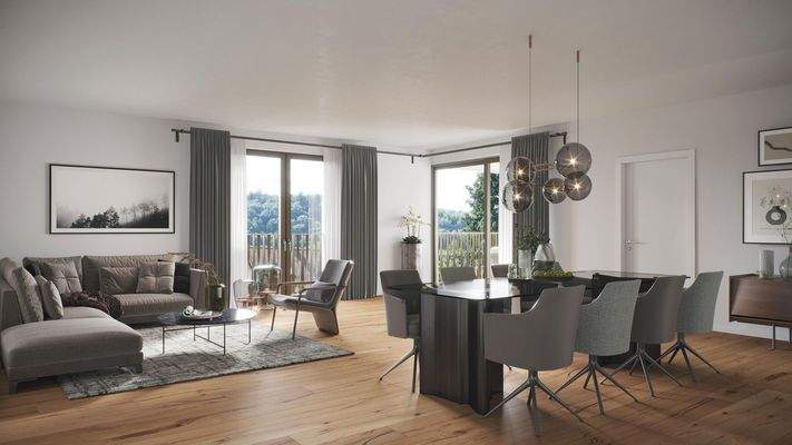 Visualisierung Wohnzimmer