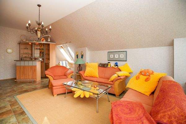 Wohnraum I im Dachgeschoss