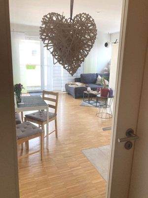 Blick ins Wohnzimmer