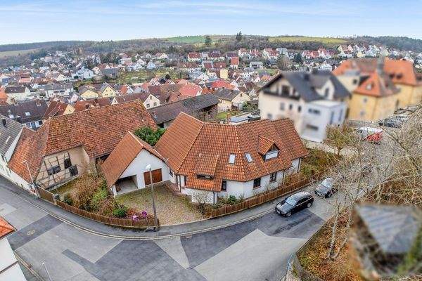 Blick auf das Haus Weinbergstr.