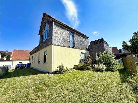 Rückansicht des Hauses