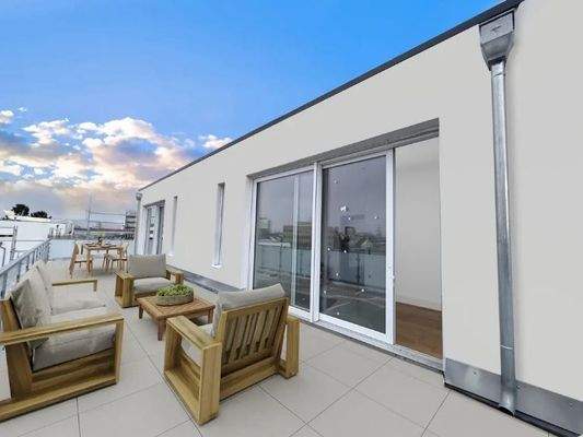 Dachterrasse visualisiert