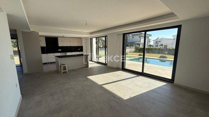 New-Built Detached Villa with Sea View and Pool in Kuşadası
