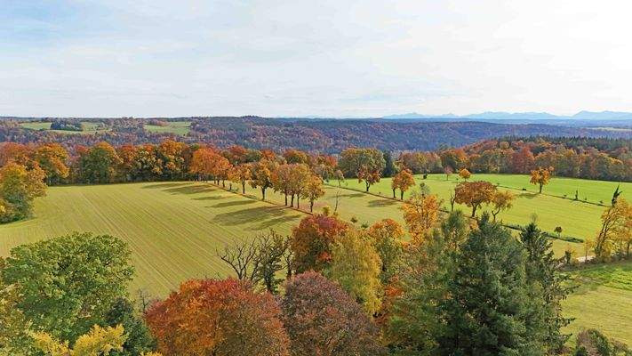 Luftaufnahme mit Blick Richtung Osten