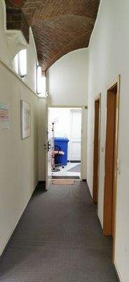 Flur zum Hinterausgang