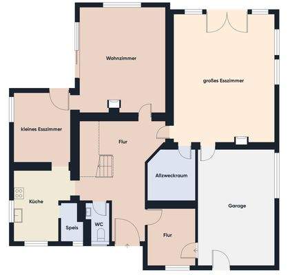 Grundriss ohne Maßstab / Erdgeschoss