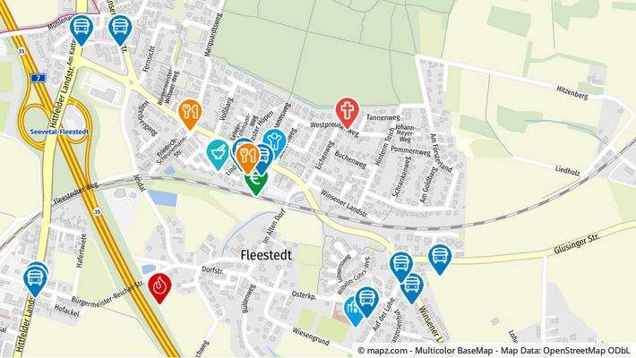 Geolyzer Kartenausschnitt