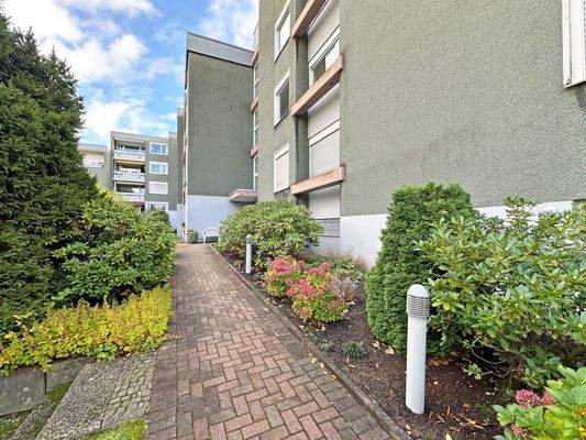 Gepflegter Hauseingang