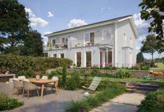 Modernes Zuhause mit Garten