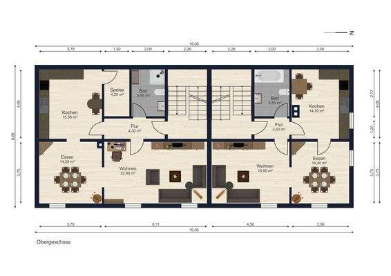 Grundrisse Obergeschoss