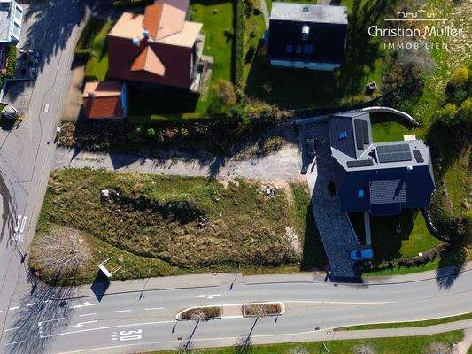 Luftaufnahmen des Grundstücks