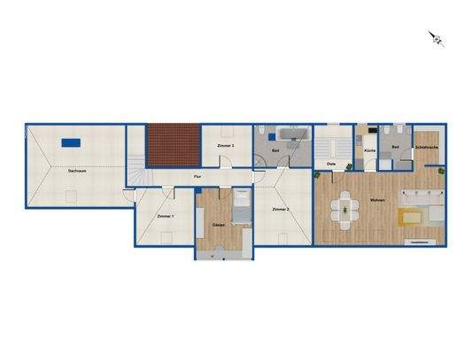 Grundriss - Dachgeschoss