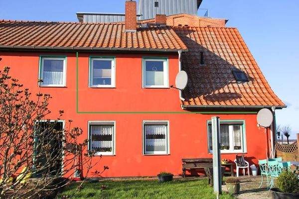 Außenansicht markiert