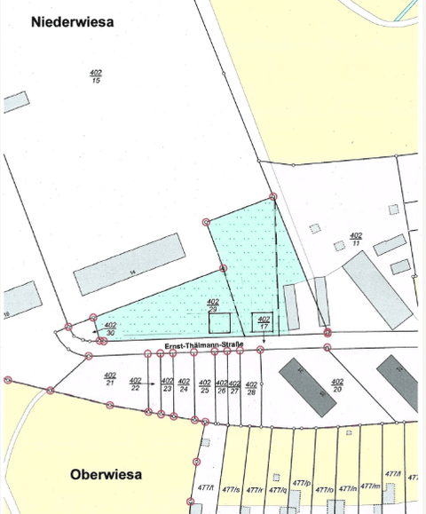 Niederwiesa Grundstücke, Niederwiesa Grundstück kaufen