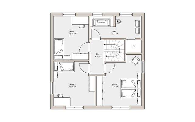 Grundriss Obergeschoss