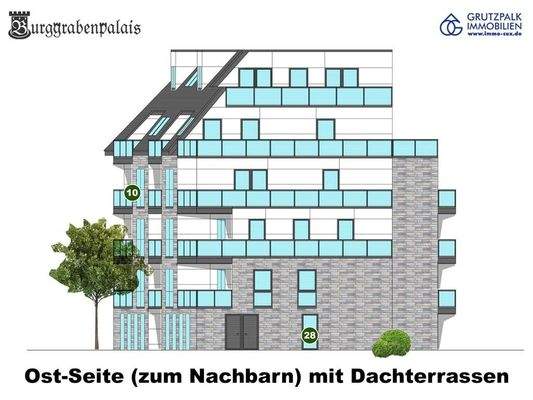 W 10 mit Süd-Südwest-Loggia