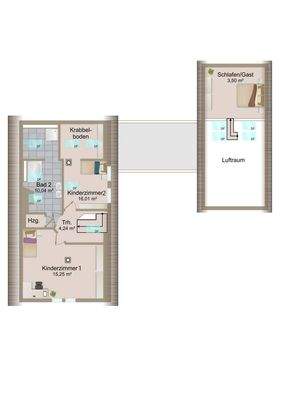 Grundriss Dachgeschoss